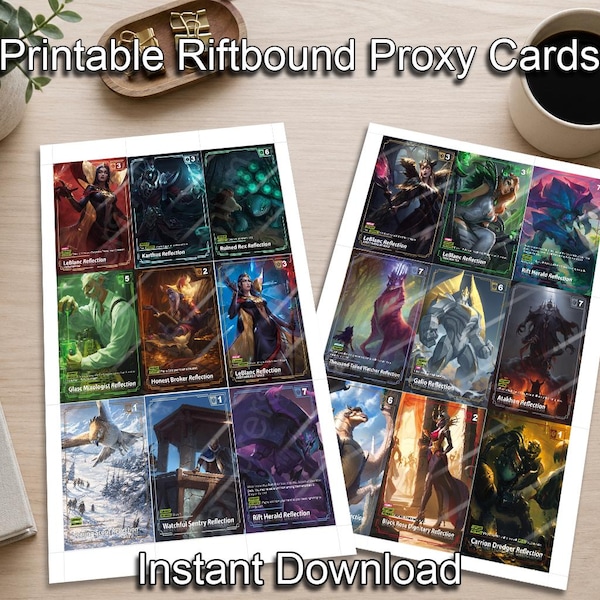 Riftbound Proxies - Etsy