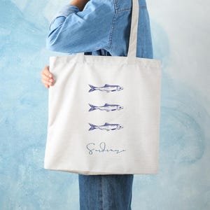 Fischen Vibes Baumwollsegeltuch-Einkaufstasche, umweltfreundliche Einkaufstasche, Strandtasche, Reiseveranstalter, Geschenk für Fischer, nachhaltiger Stil