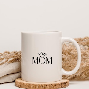 Dog Mom Ceramic Mug - Gift for Dog Lovers, Perfect Coffee Cup for Birthdays, Dog-Themed Decor, Pet Owner Appreciation, 11oz, 15oz