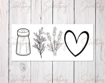 Practical Magic SVG | Practical Magic PNG | Salt Rosemary Lavender Love | PDF