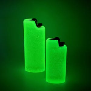 Witchlight Glow Lighter Sleeve | Glow-in-the-Dark Resin Lighter Case | Halloween Aesthetic Spooky Season Accessory