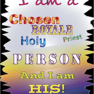 1 Petrus 2:9 - DU bist auserwählt, Royale und ein Heiliger Priester