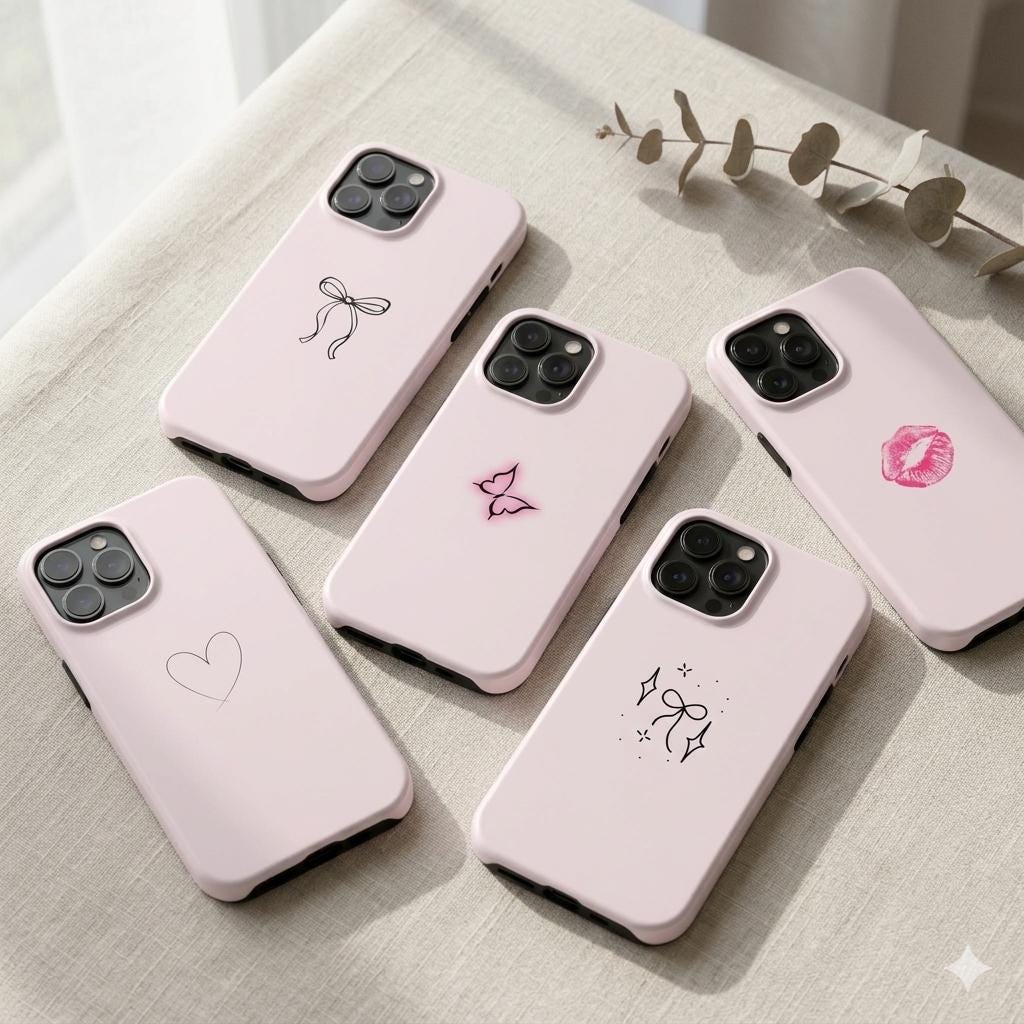 minimal phone 本体と保護ケース付き Minimal phone case - Etsy 日本