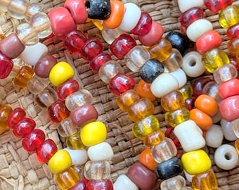 Cuentas africanas - 3 hilos