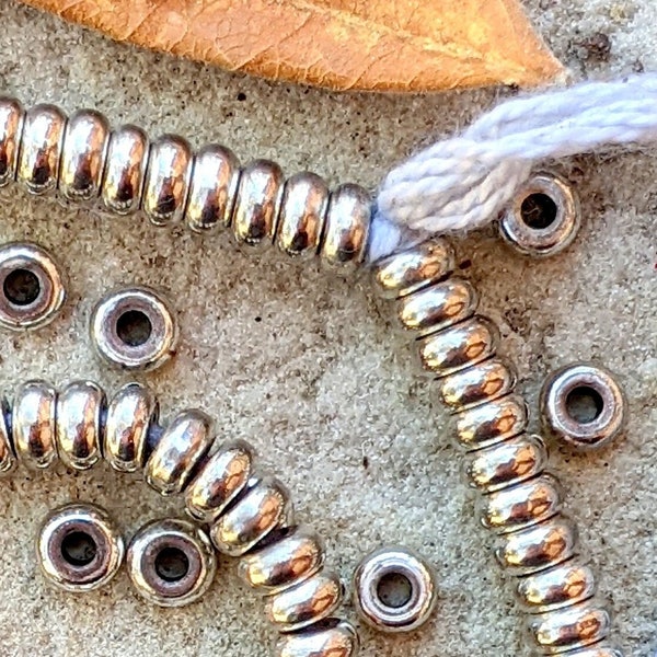 African Silver Metal Beads