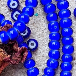 African Glass Beads-3 strands