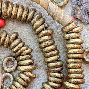 African Brass Ring Beads
