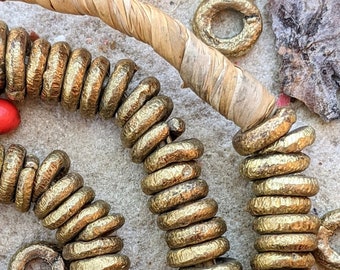 African Brass Ring Beads