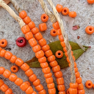 African Glass Beads -4 Strands