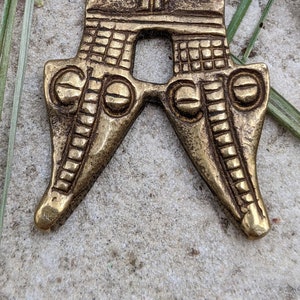 African Brass Pendant
