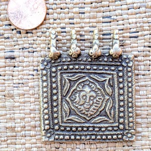African Brass Pendant