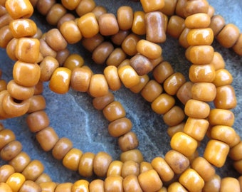 71909 Details about African Orange Glass Beads 71909 Details about African Orange Glass Beads
