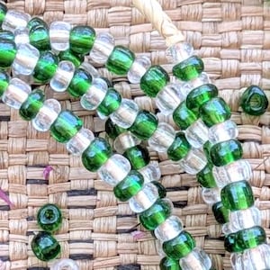 African Glass Beads -4 strands