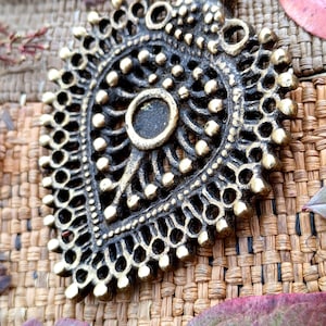 African Brass Pendant