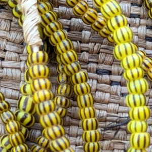 African Glass Beads -4 Strands