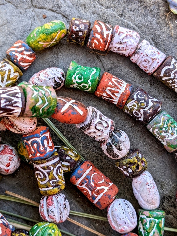African Clay Beads Etsy