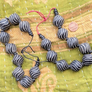 African Clay Beads 2 strands