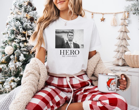 Charlie Kirk Tshirt, Hero Charlie Kirk Tshirt, Charlie Kirk Shirt, Support Trump Shirt, Charlie Kirk Tee, RIP Charlie Kirk, American Hero