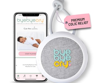 Instant Colic Relief, Calm Womb Mimic Sound Therapy, FCC / Doctor Approved / Baby Sound Machine