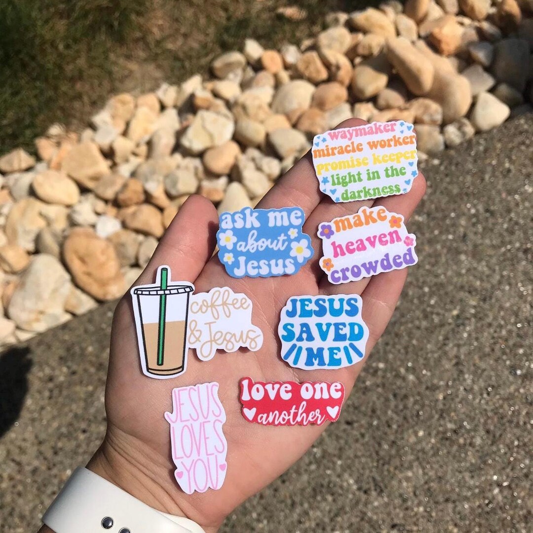 Christian Vinyl Sticker Pack | Faith-based Stickers | Coffee and Jesus ...