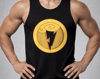 Camiseta sin mangas con rayo de Hércules: algodón pesado, mitología griega