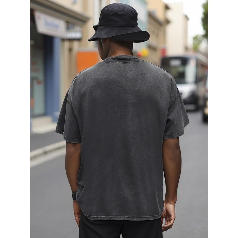 Camiseta gráfica de Sísifo lavada de gran tamaño: Camiseta de filosofía estoica de algodón pesado imagen 9