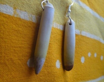 Sea Urchin Bullet Earrings Dangle Hawaiian Beach Jewelry