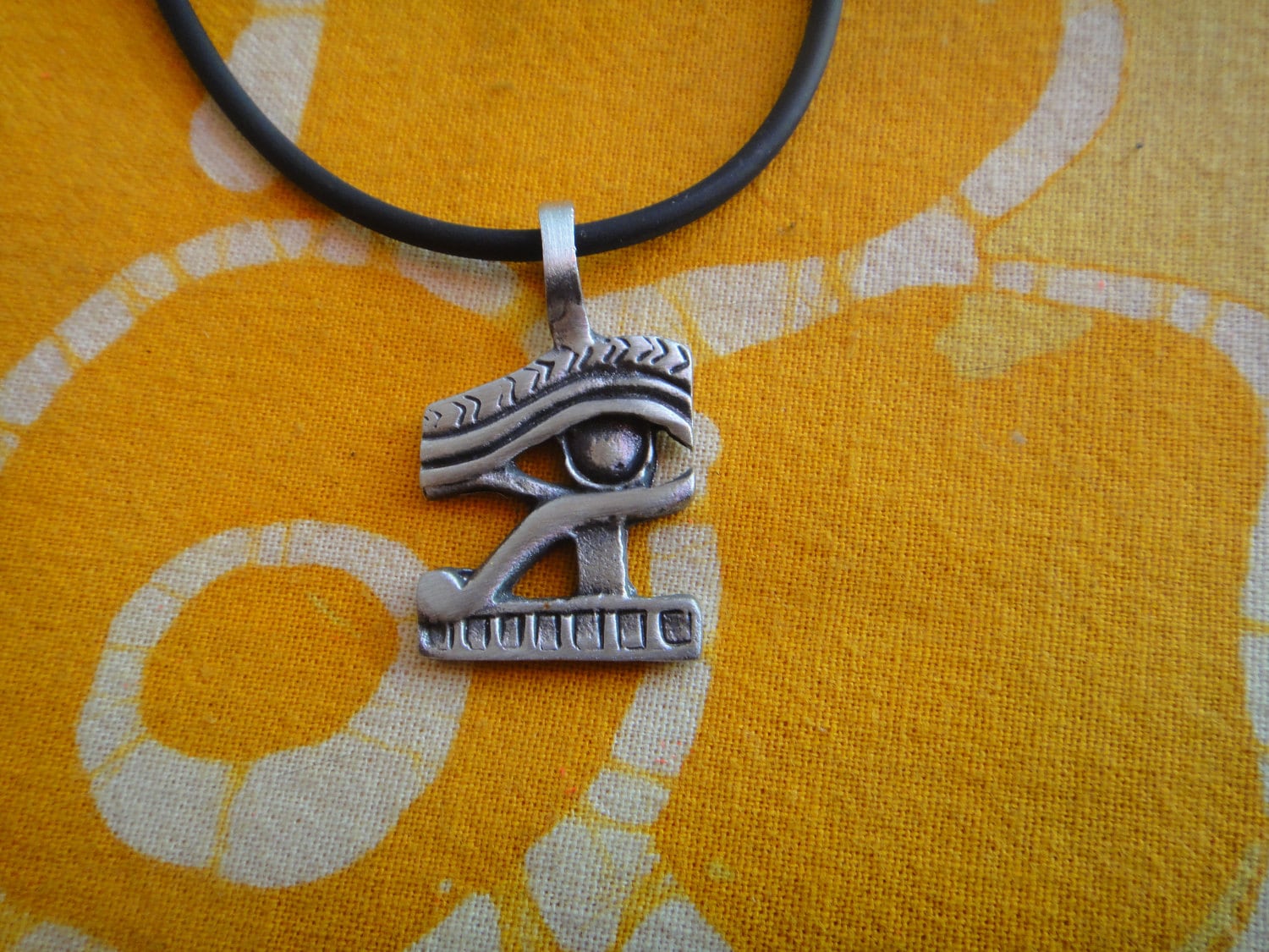 FaithHeart Ancient Egyptian Eye Of Horus Necklace Stainless Steel Ancient Egyptian Jewelry Talisman Pendant Amulet