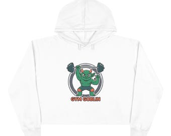 Sweat à capuche court Gym Goblin