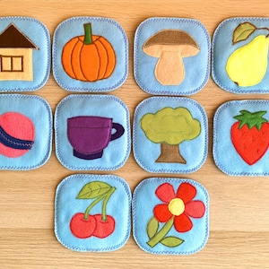 Montessori Sensorische Karten - Farbkontrastkarten für Kleinkinder - Weiches Lernspielzeug - Tolles Babygeschenk - Spielen und lernen
