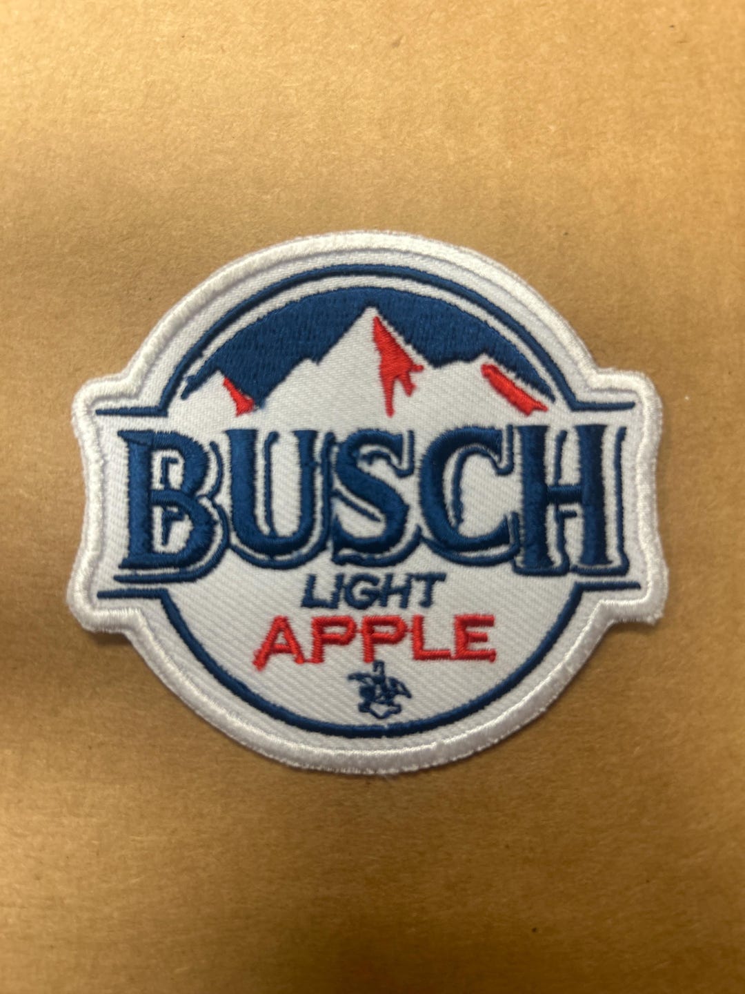 Busch Light Apple Embroidered Patch - Etsy