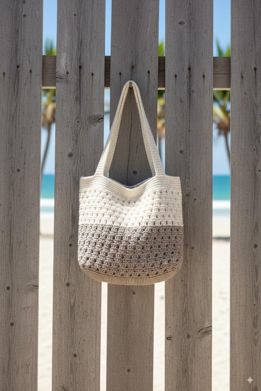 40 Market Bag Crochet Patterns for Reusable Totes, Mesh Shoppers, and Everyday Carryalls 37 Crochet Tote Bag Easy Market Bag Reusable Beach Tote