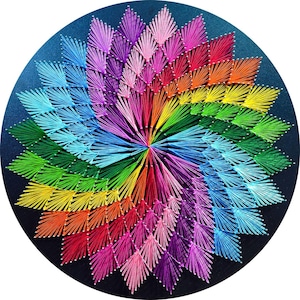 PRYZMAT Rosetta con tutorial - Set BOX String Art