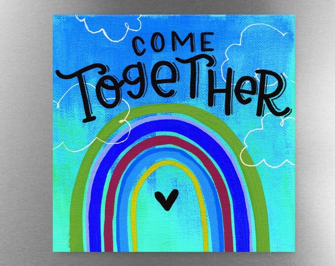 Come Together Blue | Magnet