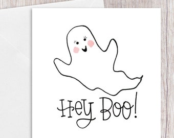 Hey Boo | Greeting Card