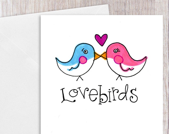 Lovebirds | Greeting Card