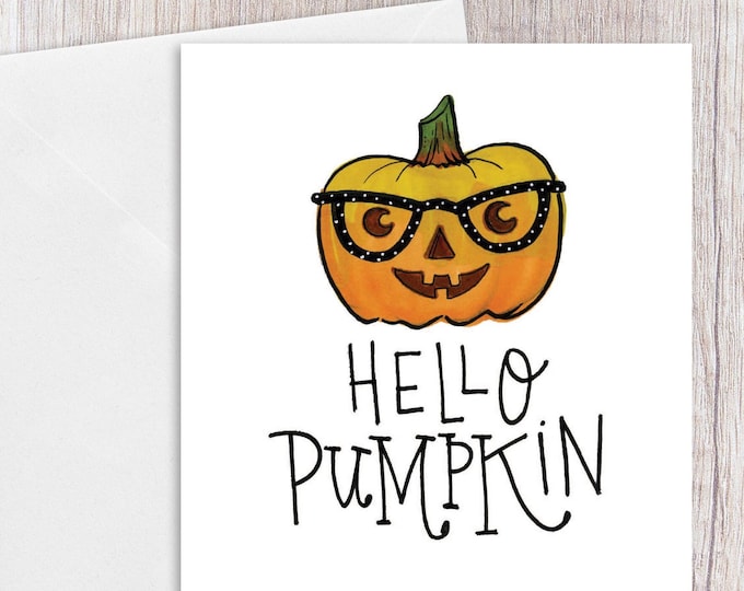 Hello Pumpkin | Greeting Card