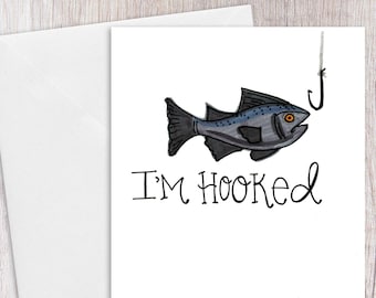 I'm Hooked | Greeting Card