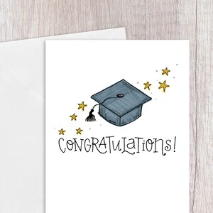 Félicitations | Carte de voeux d'obtention du diplôme