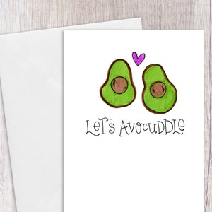 Let's Avocuddle | Greeting Card