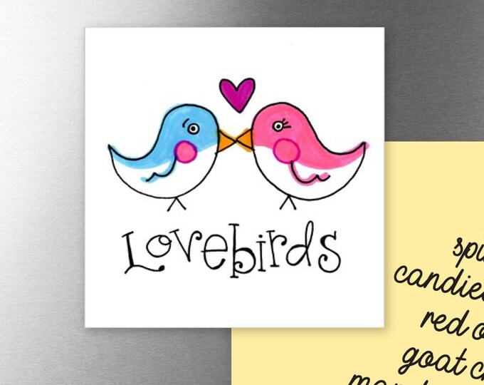 Lovebirds  | Magnet | Valentine Gift