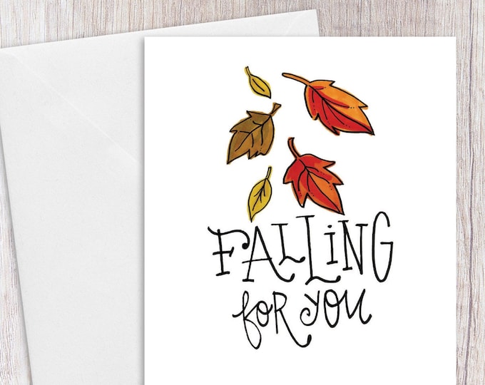 Falling for You | Greeting Card