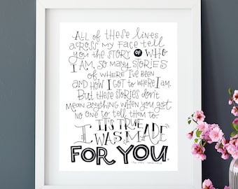 The Story | Brandi Carlile lyrics print