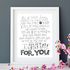 The Story | Brandi Carlile lyrics print