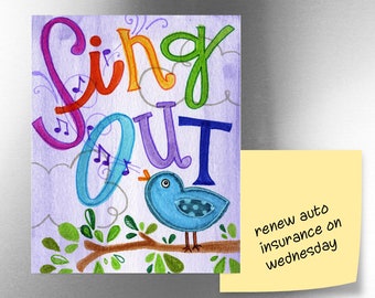 Sing Out | JUMBO magnet