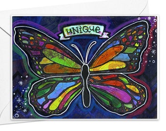 Unique Butterfly | Greeting Card