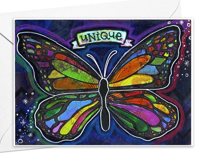 Unique Butterfly | Greeting Card
