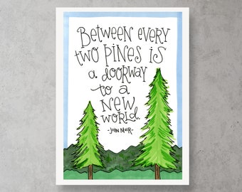 Two Pines | Quote Print