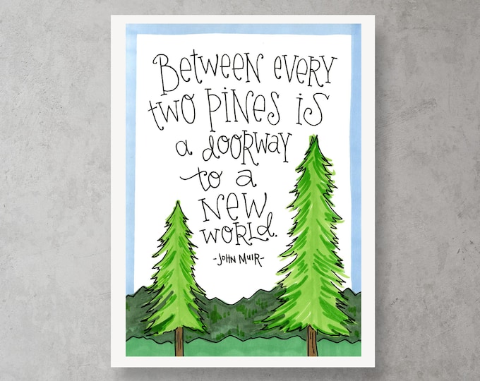 Two Pines | Quote Print