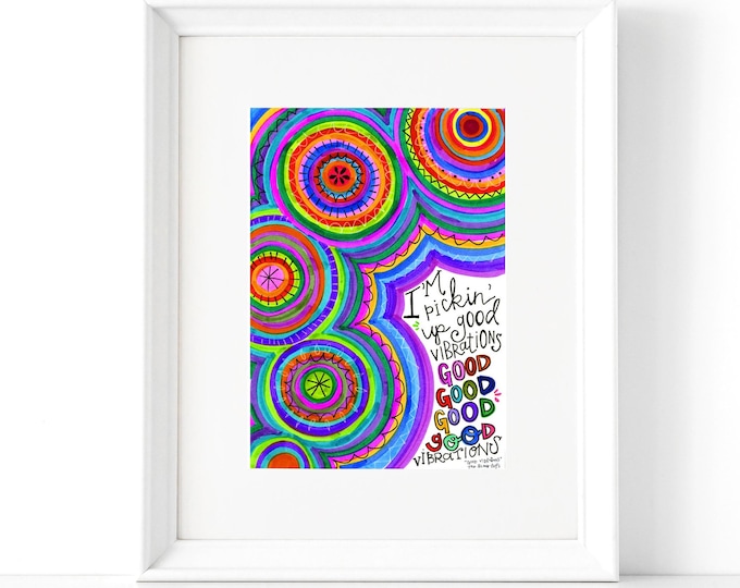 Good Vibrations | Lyrics Print